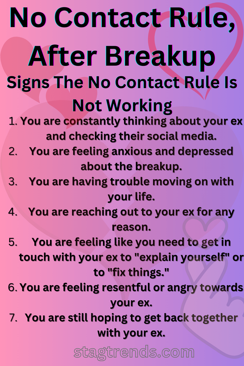 No Contact Rule After Breakup Male Female Psychology